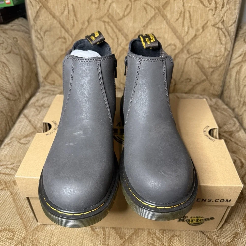 Dr.‎ Airway Martens 2976  Kids Size 6 Wildhorse Lamper Brown Boots Grounge New
